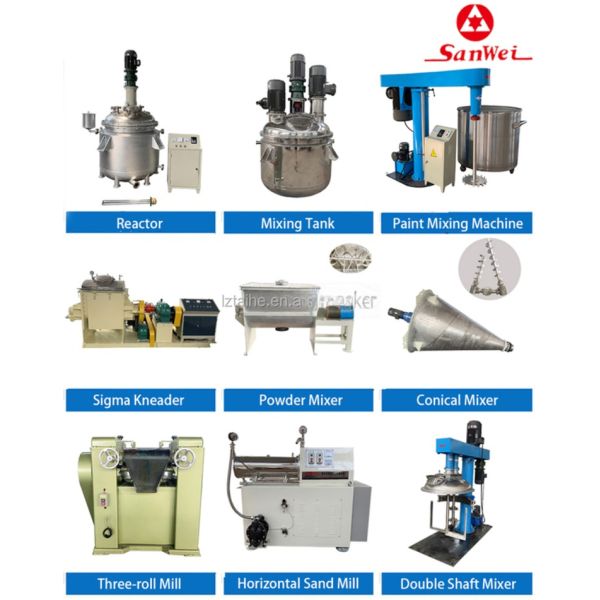 Промышленная смесительная машина для краски, смесительная резервуар из нержавеющей стали OEM