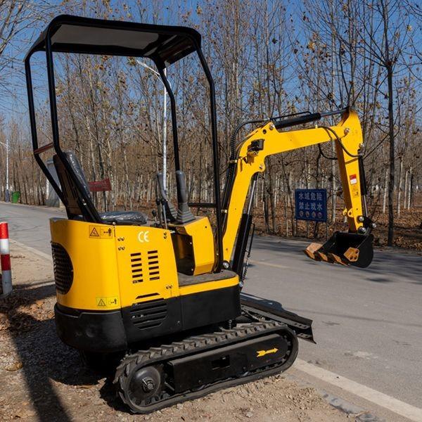 ISO9001 1.8 Ton Mini Excavator Hydraulic Pouring Support OEM ODM