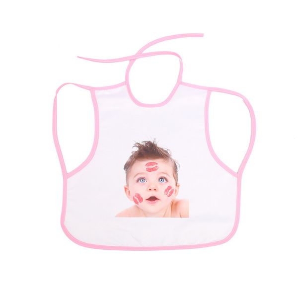 Custom Polyester Sublimation Baby Bib Blanks For Heat Press