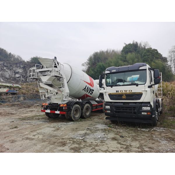 смешивая смеситель цемента Hino 700 барабанчика 10m3 использовал тележку конкретного смесителя