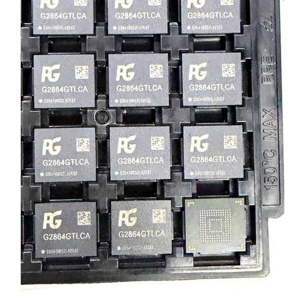 EMMC 5.1 for Industrial Controller 64GB Embedded Flash IC Chips BGA153 TLC EMMC