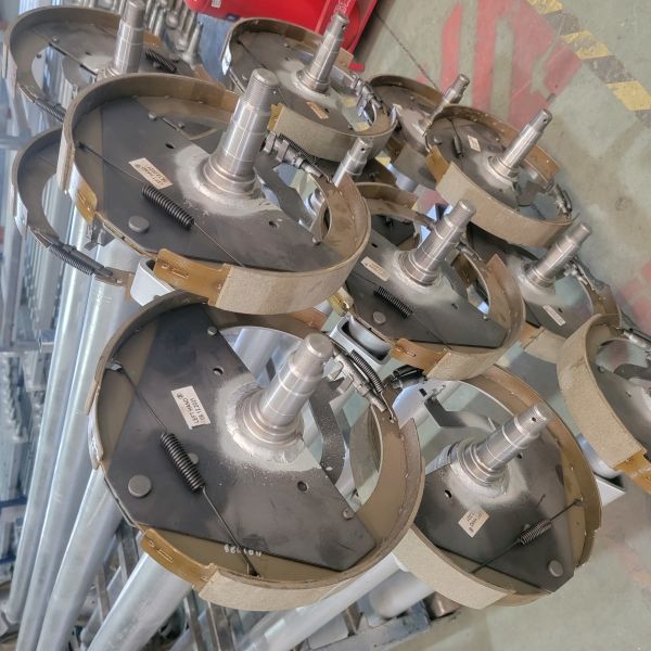 76MM 6000 livres ont galvanisé la torsion Axle Mobile Home Trailer Axles