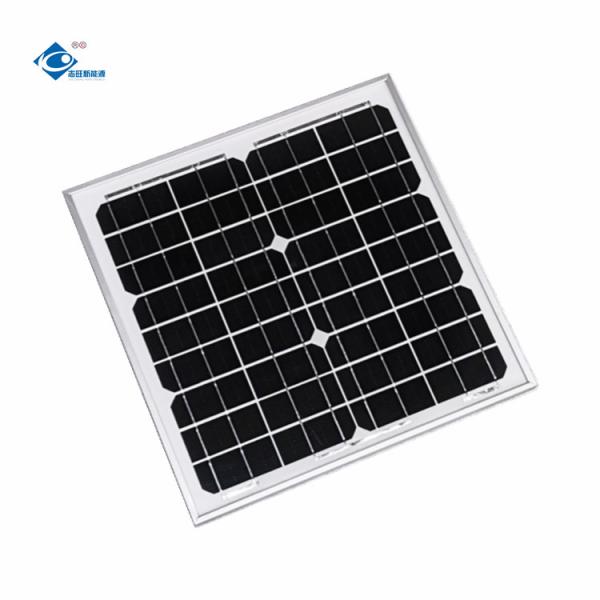 15W 18V Glass Laminated Photovoltaic Solar Panels ZW-15W-18V-M Mono Transparent Solar Panels Charger