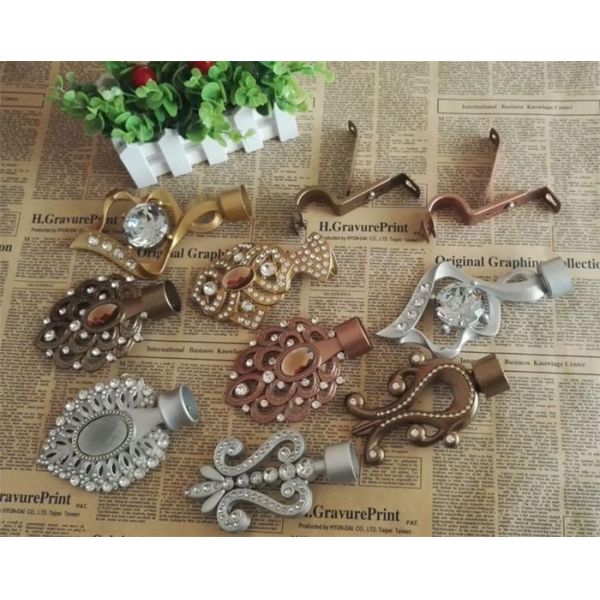 Hot selling delicate finials for curtain rods pipes