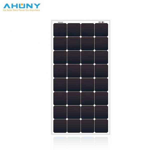 Panneau solaire à cellules de verre à énergie solaire 120w 18V 36V pour pour les