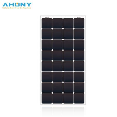 Painel solar de célula de vidro solar 120w 18V 36V para para barcos RV campistas