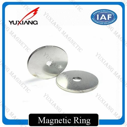 Ring N38H Neodymium Permanent Magnets With 2m Countersink Hole For Sensor
