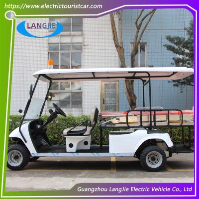 Electric Ambulance Car 2 Seats+1 Bed 48V/5KW ac Motor For Airport Park