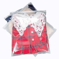 Waterproof Frosted CPE Zipper Bags Printable Logo Available With Dustproof Performance