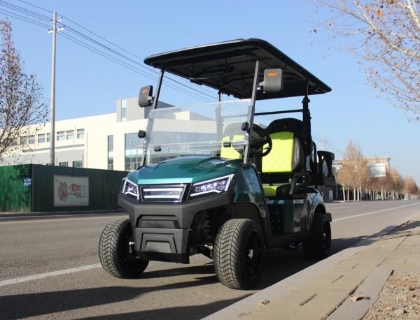 Advanced 4 Seater Golf Buggy Cart Utility Electric Golf Carts 48 Volt With Storage
