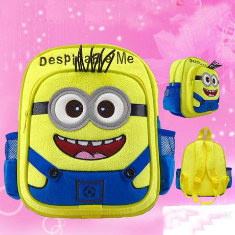 Blue Monsters University  Sulley Kid Backpack school bags , For Children And Promotion