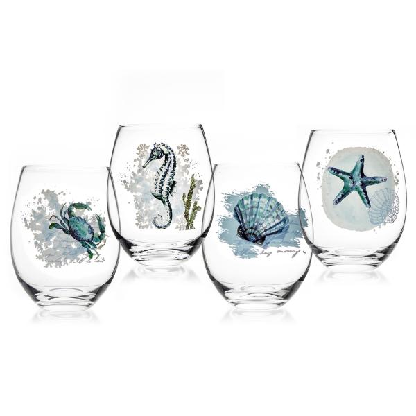 Vidro de vinho tinto Stemless do cal de soda de Homeware, vidros de vinho 750ml transparentes