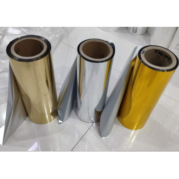 Pet Packaging Film Customized Printed Silver/Gold Colorful Aluminum Metallized Film