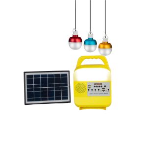 luces de emergencia solares de 5W 6V 3PCS para las áreas de la escasez del poder