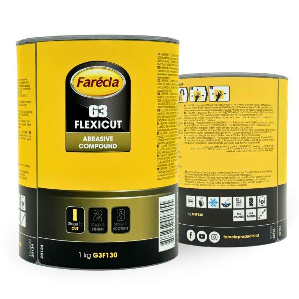 Flexicut Abrasive Compound Ultra Smooth Finish 1kg Pro Grade Paste