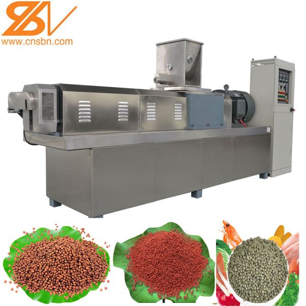 Aquatic Pellet Fish Feed Processing Machine Extruder Line SLG120 / SLG95