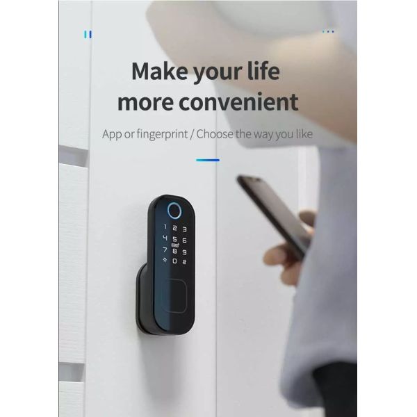 Замки оправы Deadbolt 12V кнопочной панели Keyless дома WiFi электрические