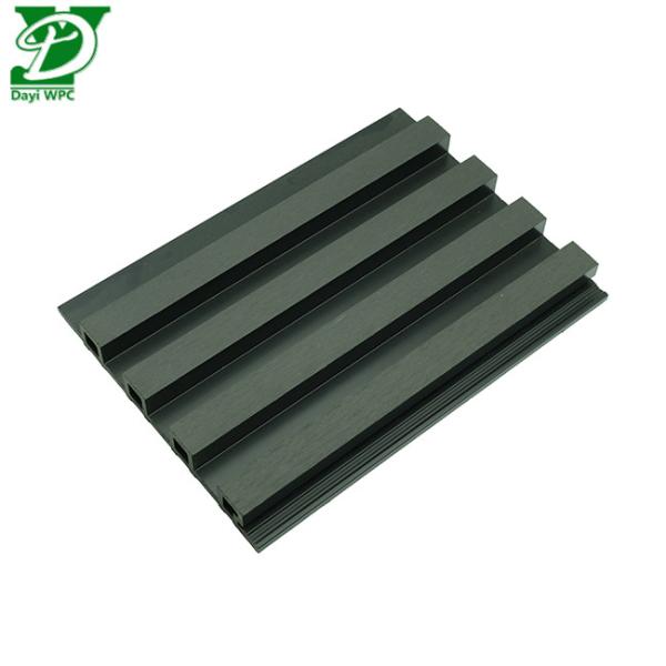 Trough Surface WPC External Wall Cladding UV-resistant Moisture-proof