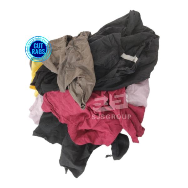Absorbent Rags Cutting Used Clothing Cleaning Mixed Rags cotton wiping tshirt rags for cleaning
