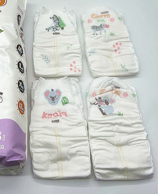 12 Hour Overnight Newborn Baby Diapers Breathable Leak Guard Japan SAP Core S M L XL
