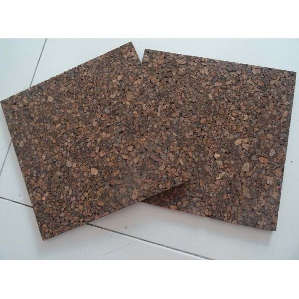 High Quality 4PK 12X12 DARK CORK TILES, 9.5 mm thicness