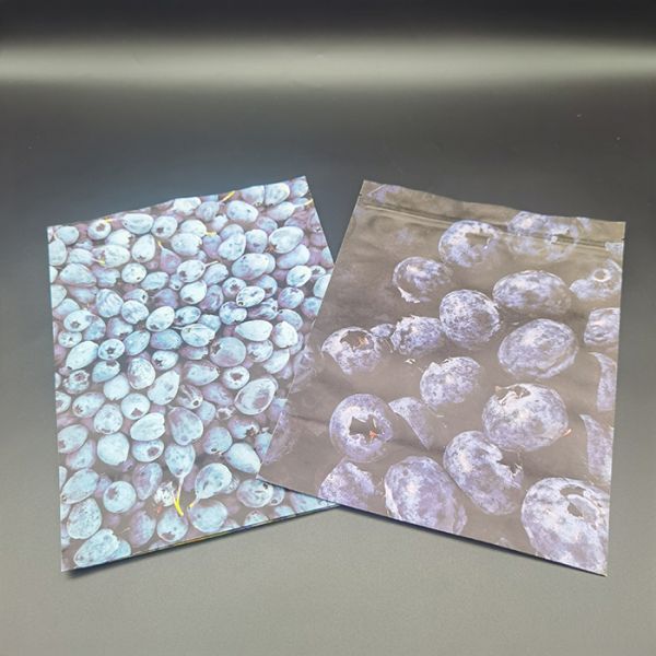 CTP Printed Compostable Packaging Bags Kraft Paper / PLA Custom Standing Pouch