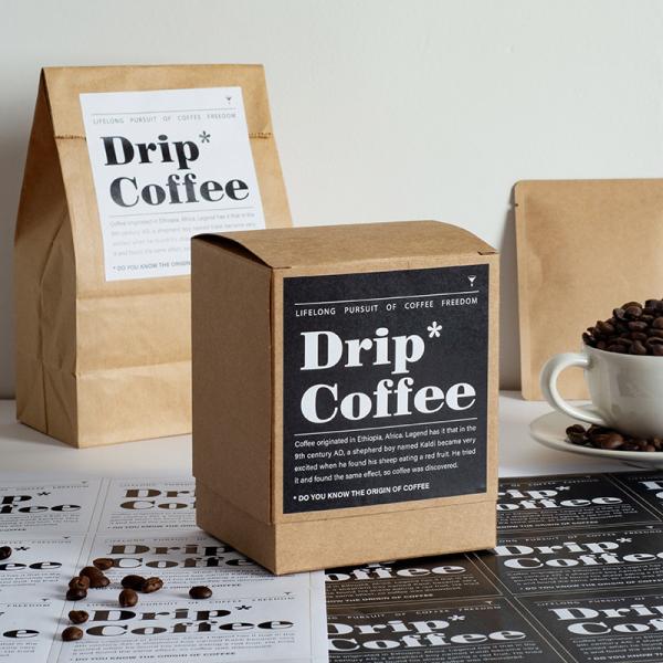 10cm Drip Coffee Packaging Box Handmade Biscuit Candy Gift Paperboard Folding Cartons