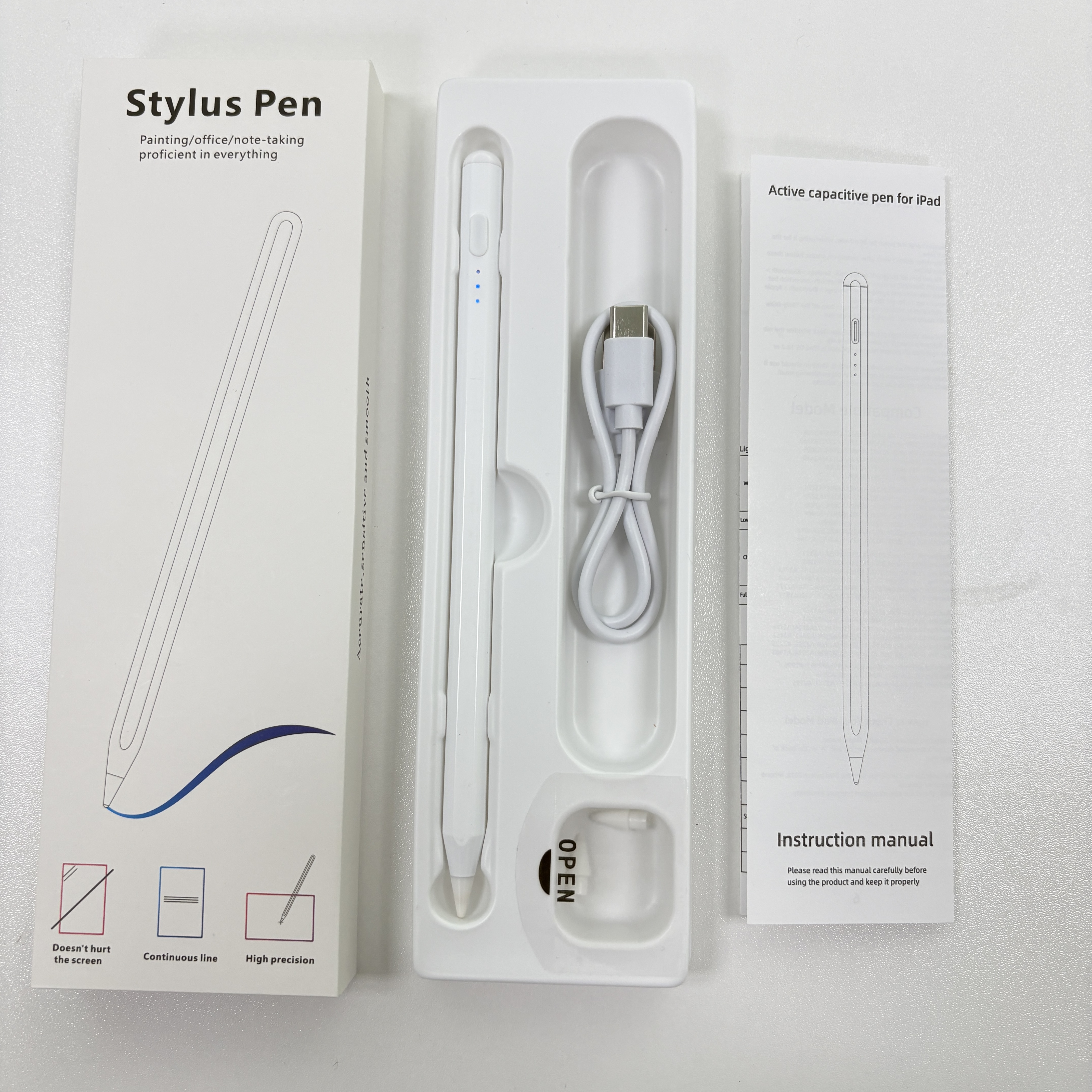 Wholesale OEM Bluetooth Stylus Pen for iPad with Palm Rejection Tilt Sensor Fast Charging Magnetic Active Digital Pencil