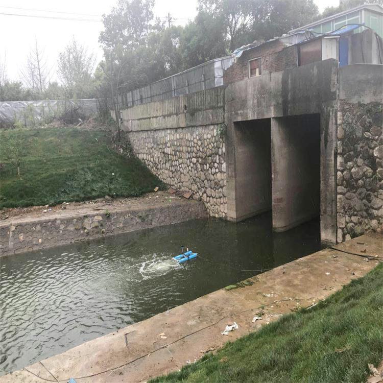 Stainless Steel Push-Flow Aerator with Adjustable Spray Angle for Multi-Functional Aeration in Artificial Lakes