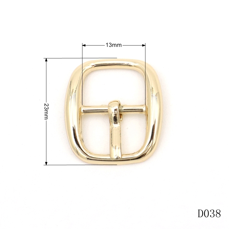 Shoes Buckle Wholesale 13mm Center Bar Pin Buckle Metal Adjustable Buckle