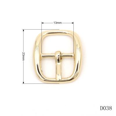 Shoes Buckle Wholesale 13mm Center Bar Pin Buckle Metal Adjustable Buckle