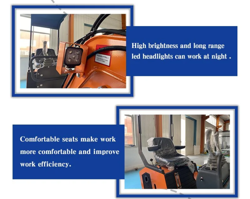 Rubber Track 12HP 0.025m3 0.8T Hydraulic Mini Excavator