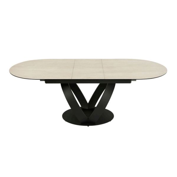 Modern Dining Room Furniture Nordic Rectangular Luxury Marble Extendable Dining Table Set with 6-Seater Chairs for Sale