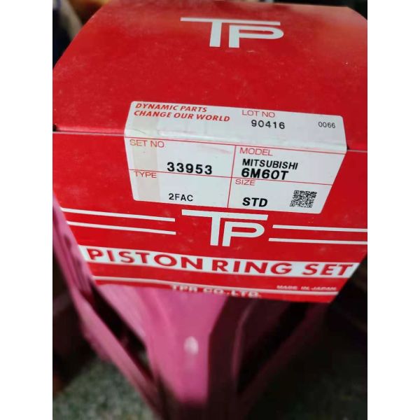 Поршневые кольца Япония TP 33953 ME993947 ME993948 ME993950 Мицубиси Fuso 6m60 TP