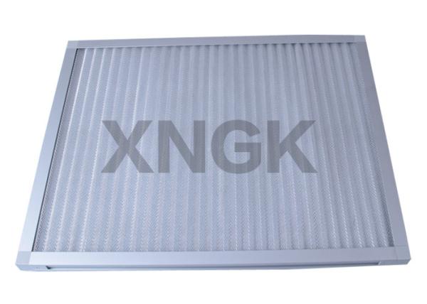 Metal Mesh Filter Aluminum Corrugated , G1 Efficiency AHU / HVAC Air Filter Pre Filter
