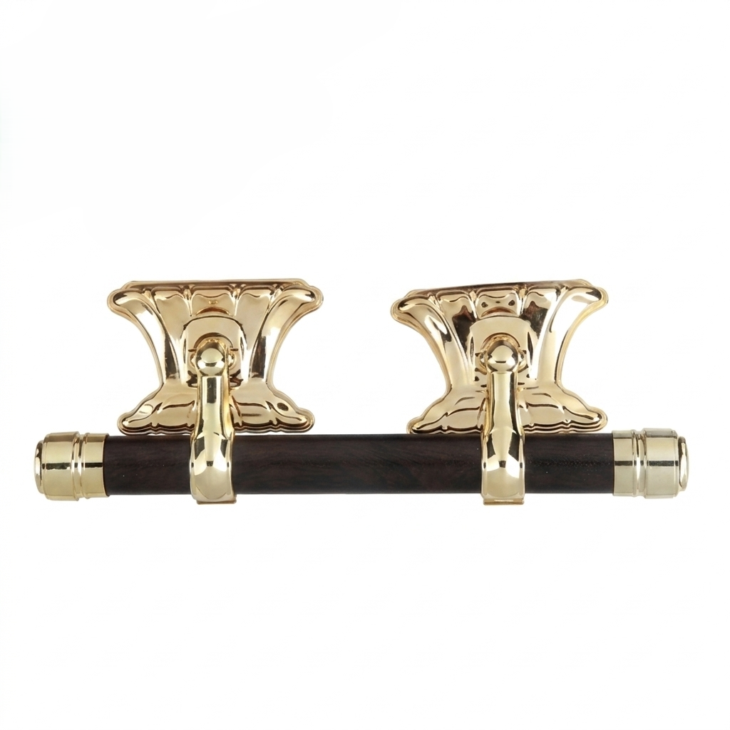Chrome Plated Swing Bar Handle TX-S02 Non‑Slip Grip For Casket Funeral Hardware