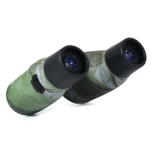 8x21 Children's Compact Toy Camo Binoculars with High Resolution Optics for Boys and Girls Outdoor Play and Exploration