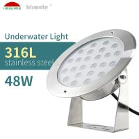 a luz subaquática da piscina dos projetores do diodo emissor de luz de 48W 2000ma 4000LM conduziu