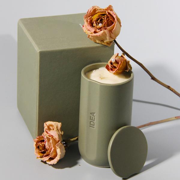 Eco-Friendly Contenedor De Velas Jars for Candle Container Candles With Lid for Household Wedding Christmas