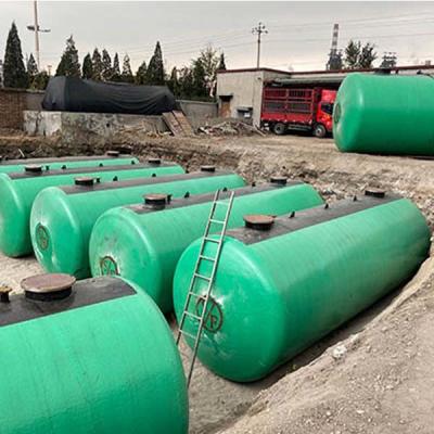 Réservoir de stockage de carburant diesel d'huile souterrain hors sol horizontal