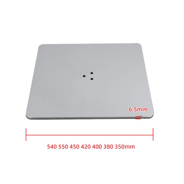 Modern Stainless Steel Bar Stool Accessories Solid Iron Plate Chair Base With 3 Hole Treatment