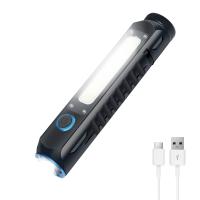 Lâmpada de segurança recarregável capacete tocha luz para acampar caminhadas atividades ao ar livre