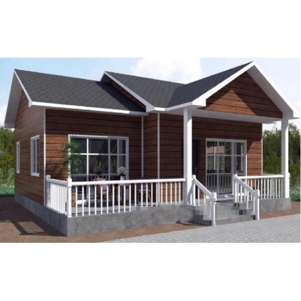 Holiday House Prefabricated Kit Homes Villa Long life time steel structure Light Steel Frame Home / Restaurant