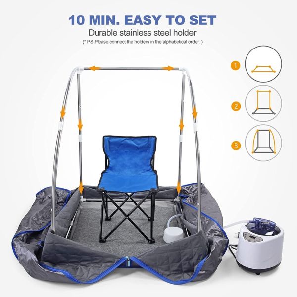 Modern Portable Steam Sauna For Spa Home Lightweight Personal Sauna Steam Generator Tent With Remote Control Indoor Steam Bath