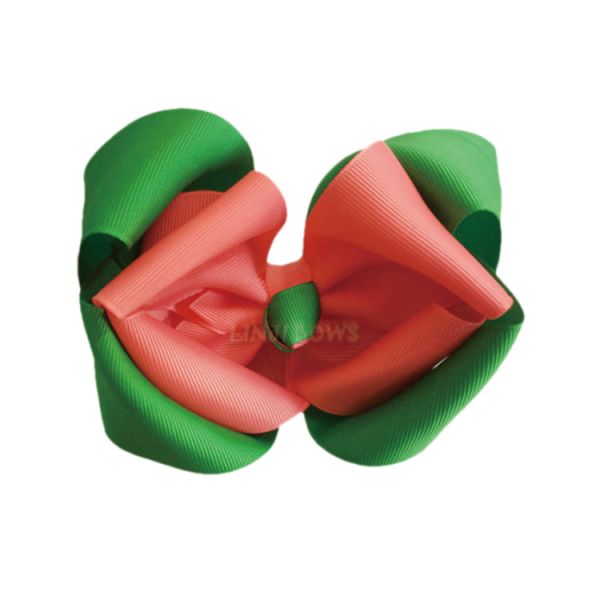 Large Size Hair Bow Ribbon Grosgrain Material Soft Feeling Custom Color