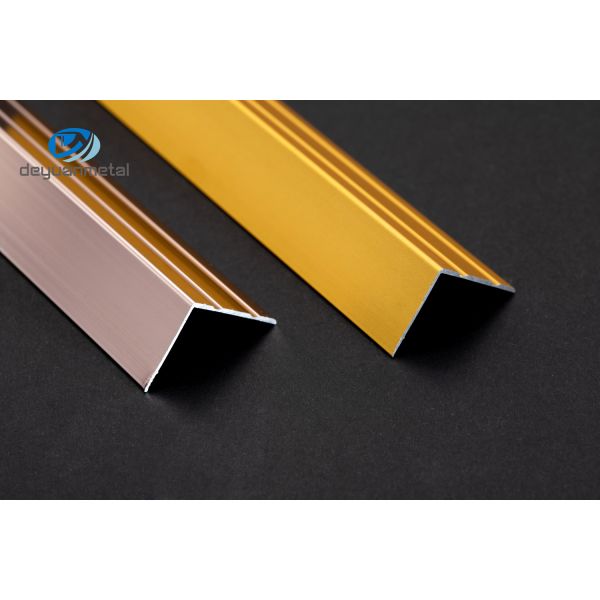 6063 алюминиевых l rustproof профилей 1.5mmx2mm анодированного для угла отделки украшения