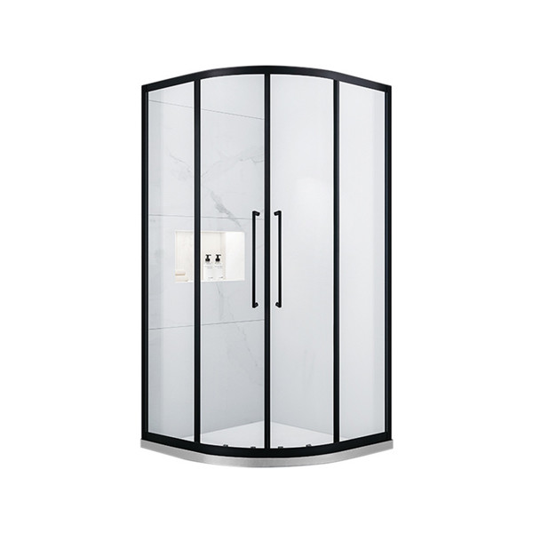 Aluminum Frame Bathroom Shower Cabinets Rectangular Shower Enclosure With Sliding Door