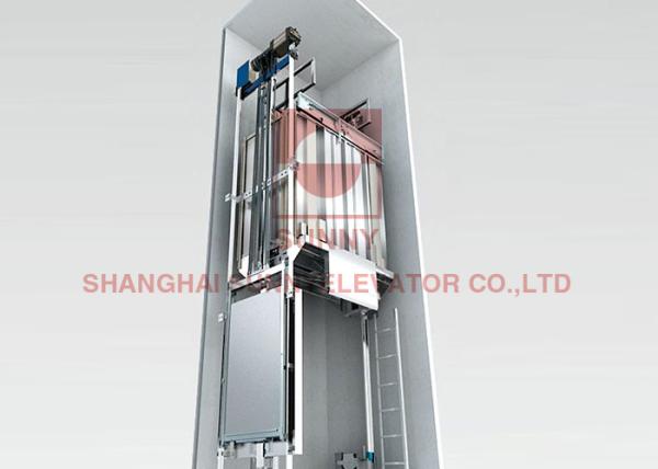 sala Gearless pequena da máquina 1000kg menos o elevador com 304 de aço inoxidável