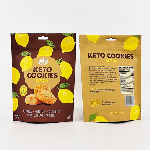 Customized 100pcs 300pcs Low MOQ Zipper Food Packaging Custom Digital Printing Stand up Pouch Bag for Food