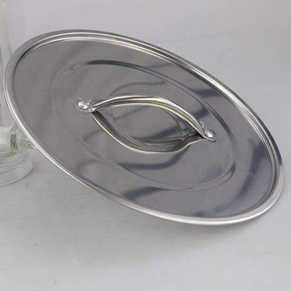 Бак супа серебряного Stockpot нержавеющей стали толстого большой сверхмощный с крышкой